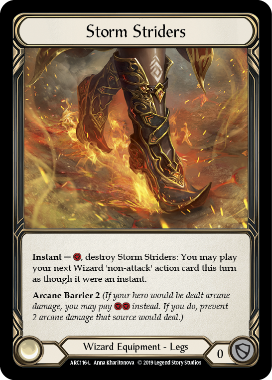 Storm Striders [ARC116-L] (Arcane Rising)  1st Edition Cold Foil | Red Riot Games CA