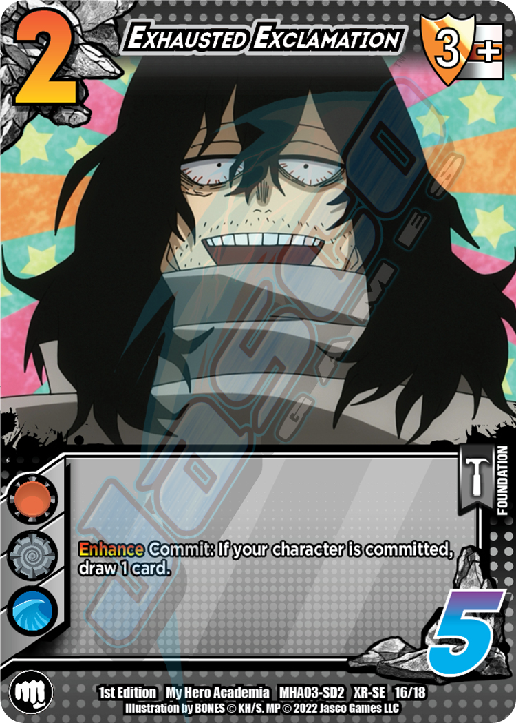 Exhausted Exclamation (XR) [Heroes Clash]