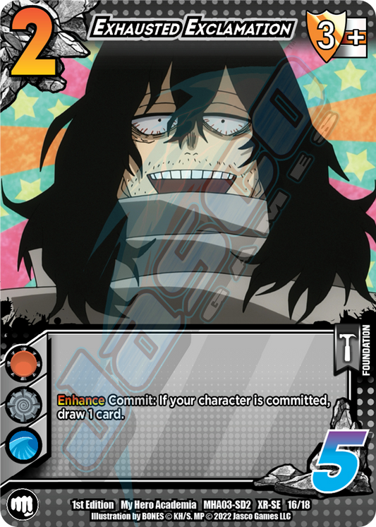 Exhausted Exclamation (XR) [Heroes Clash]