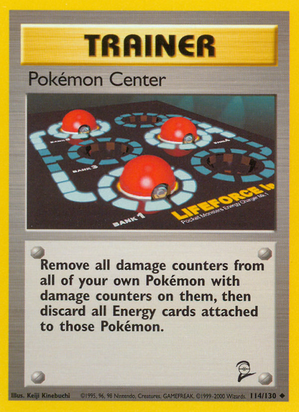 Pokemon Center (114/130) [Base Set 2] | Red Riot Games CA