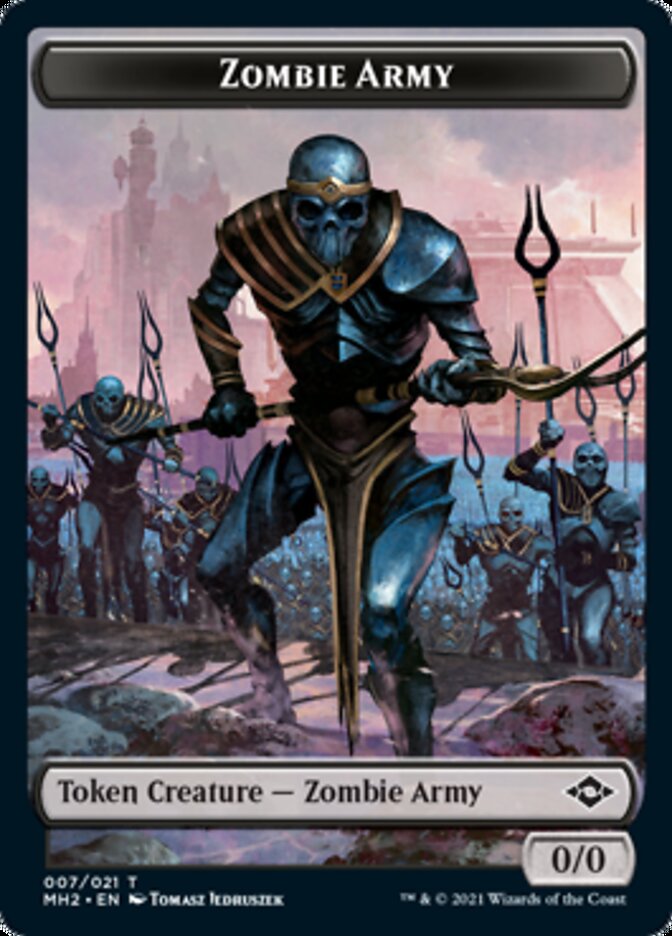 Clue (14) // Zombie Army Double-Sided Token [Modern Horizons 2 Tokens] | Red Riot Games CA