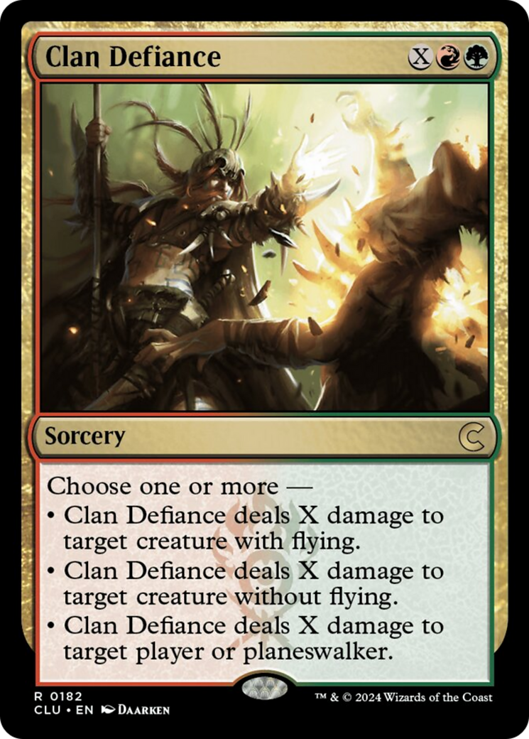 Clan Defiance [Ravnica: Clue Edition] | Red Riot Games CA