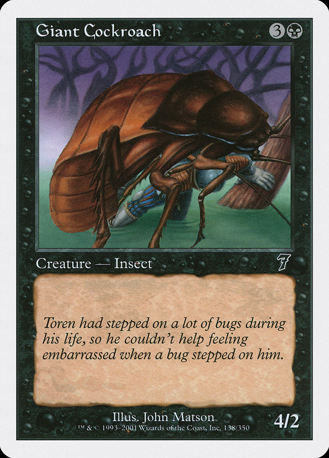 Giant Cockroach [Seventh Edition] | Red Riot Games CA