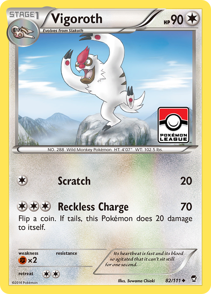 Vigoroth (82/111) [XY: Furious Fists] | Red Riot Games CA