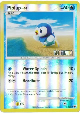Piplup (71/100) [Burger King Promos: 2009 Collection] | Red Riot Games CA