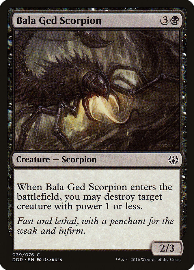 Bala Ged Scorpion [Duel Decks: Nissa vs. Ob Nixilis] | Red Riot Games CA
