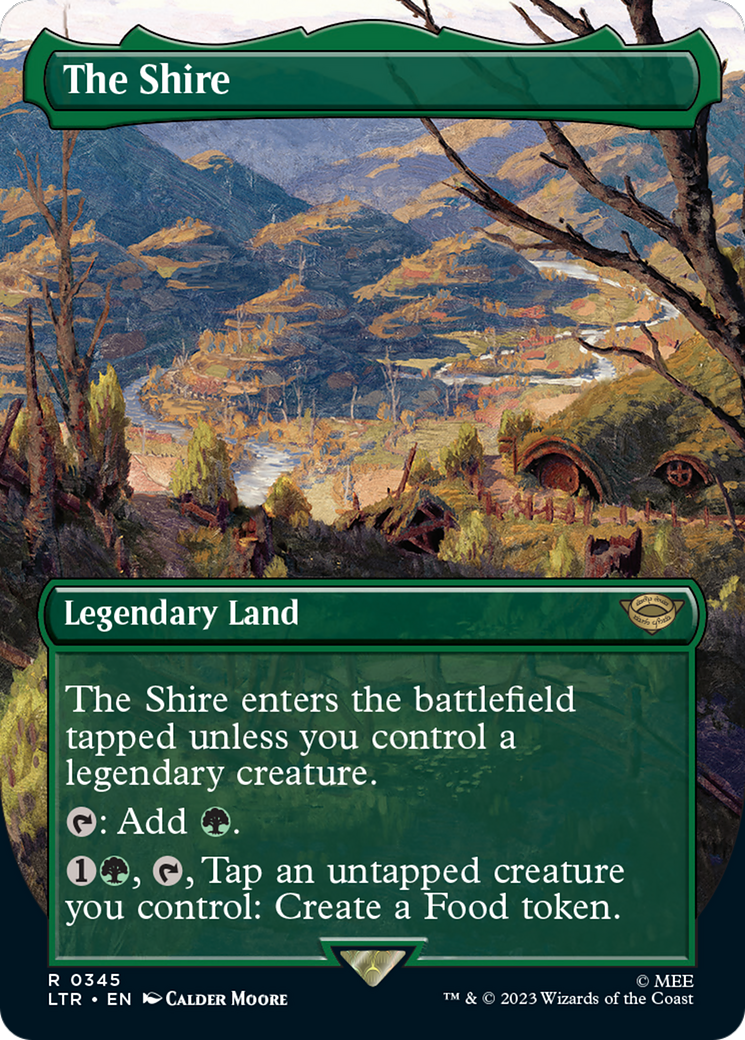 The Shire (Borderless Alternate Art) [The Lord of the Rings: Tales of Middle-Earth] | Red Riot Games CA