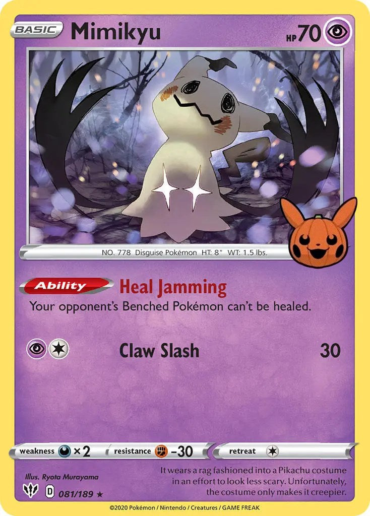 Mimikyu (081/189) [Trick or Trade] | Red Riot Games CA