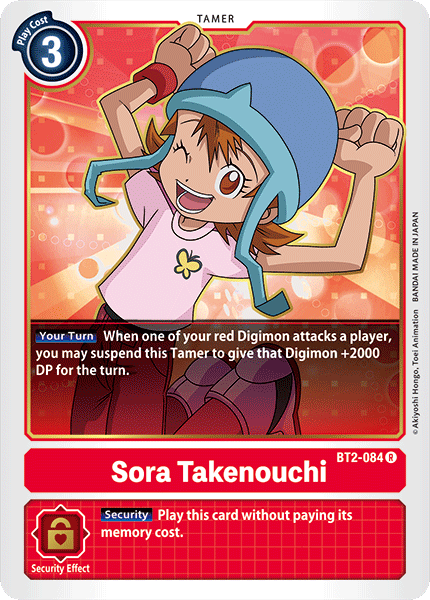 Sora Takenouchi [BT2-084] [Release Special Booster Ver.1.0] | Red Riot Games CA