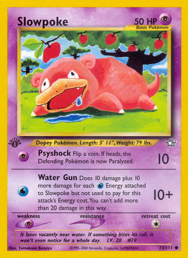 Slowpoke (73/111) [Neo Genesis 1st Edition] | Red Riot Games CA