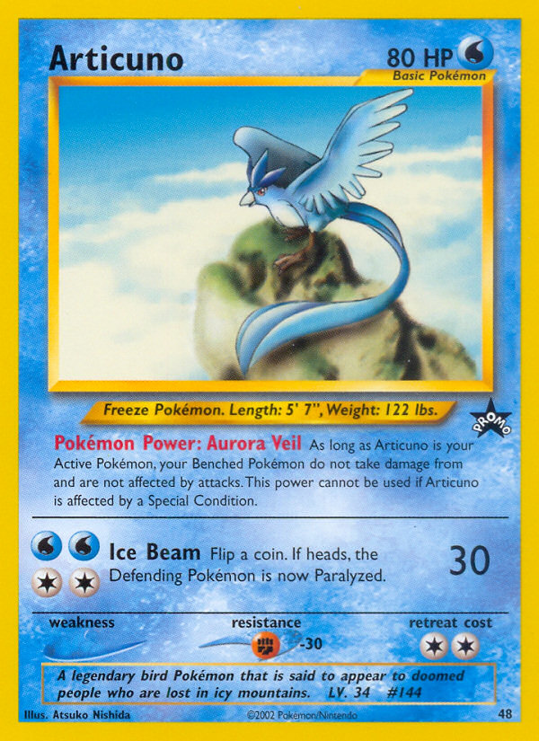 Articuno (48) [Wizards of the Coast: Black Star Promos] | Red Riot Games CA