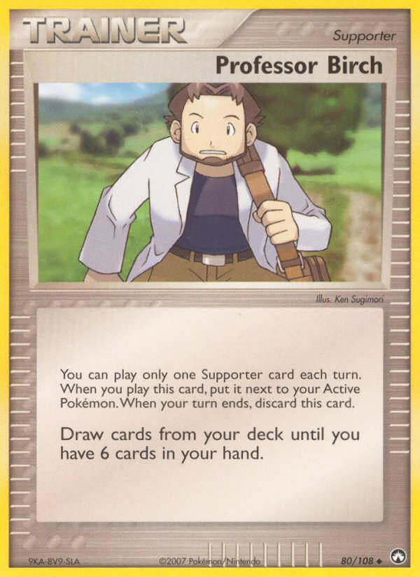Professor Birch (80/108) [EX: Power Keepers] | Red Riot Games CA
