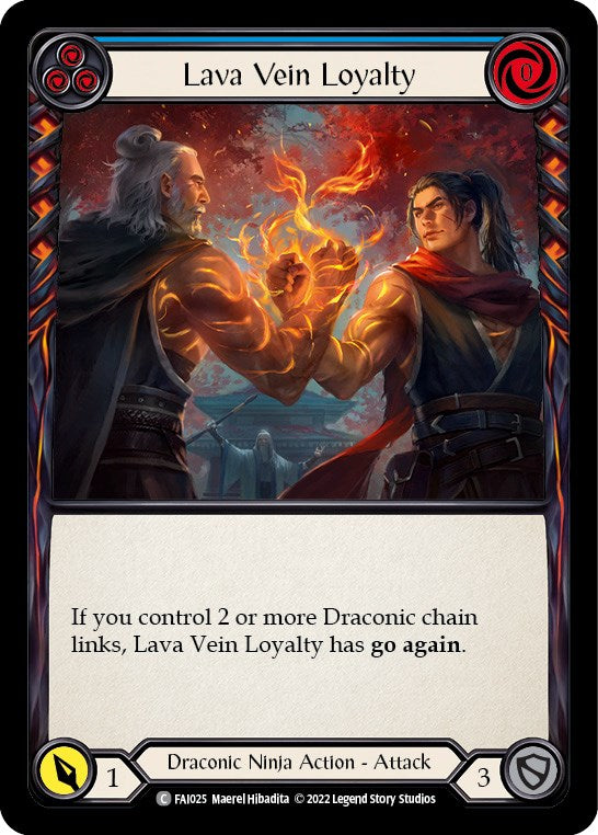 Lava Vein Loyalty (Blue) [FAI025] (Uprising Fai Blitz Deck) | Red Riot Games CA
