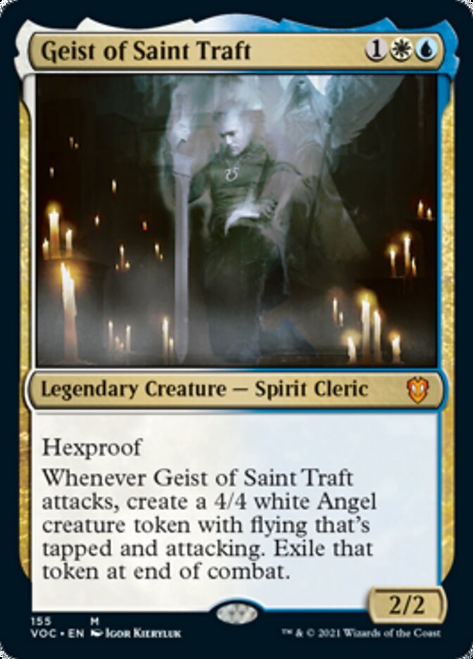 Geist of Saint Traft [Innistrad: Crimson Vow Commander] | Red Riot Games CA