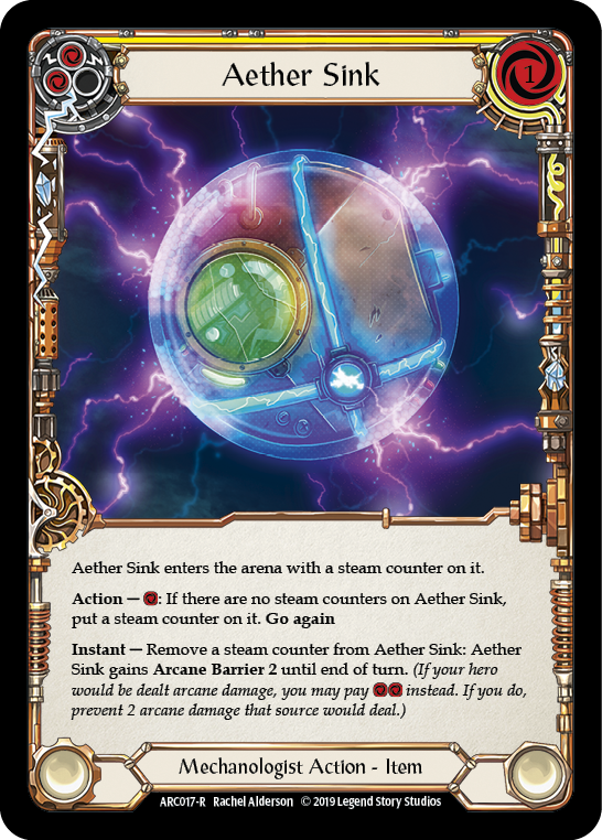 Aether Sink [ARC017-R] (Arcane Rising)  1st Edition Rainbow Foil | Red Riot Games CA