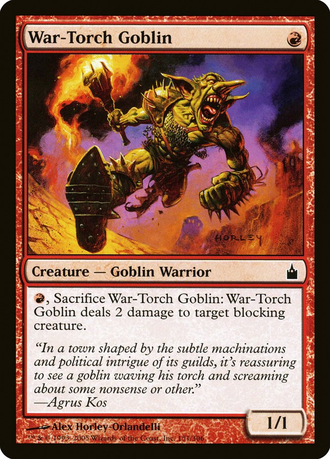 War-Torch Goblin [Ravnica: City of Guilds] | Red Riot Games CA