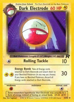 Dark Electrode (34/82) [Team Rocket Unlimited] | Red Riot Games CA