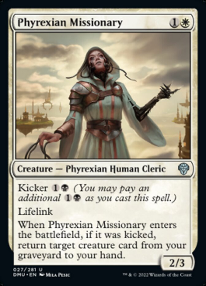 Phyrexian Missionary [Dominaria United] | Red Riot Games CA