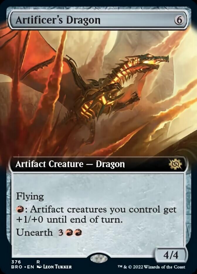 Artificer's Dragon (Extended Art) [The Brothers' War] | Red Riot Games CA