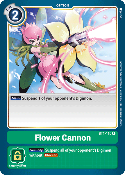 Flower Cannon [BT1-110] [Release Special Booster Ver.1.0] | Red Riot Games CA