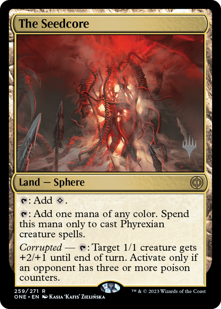 The Seedcore (Promo Pack) [Phyrexia: All Will Be One Promos] | Red Riot Games CA