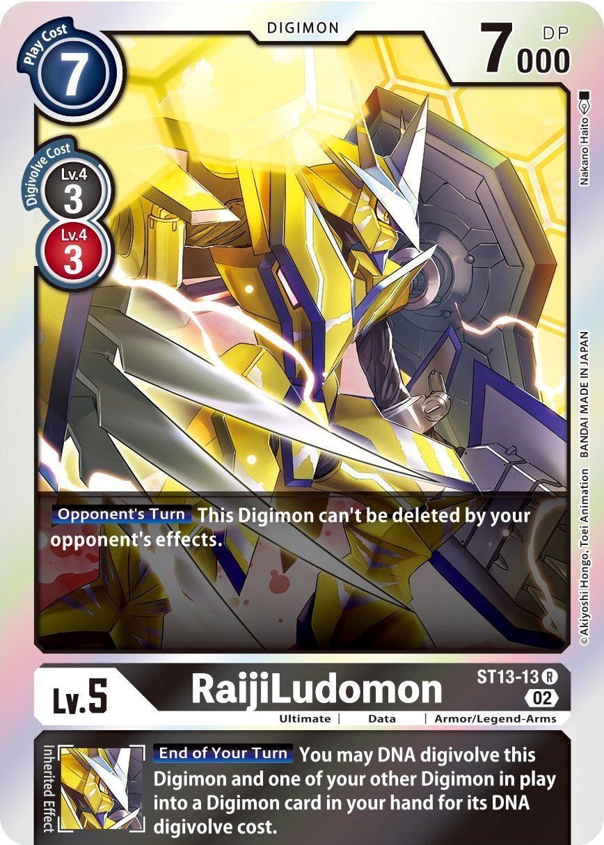 RaijiLudomon [ST13-13] [Starter Deck: Ragnaloardmon] | Red Riot Games CA