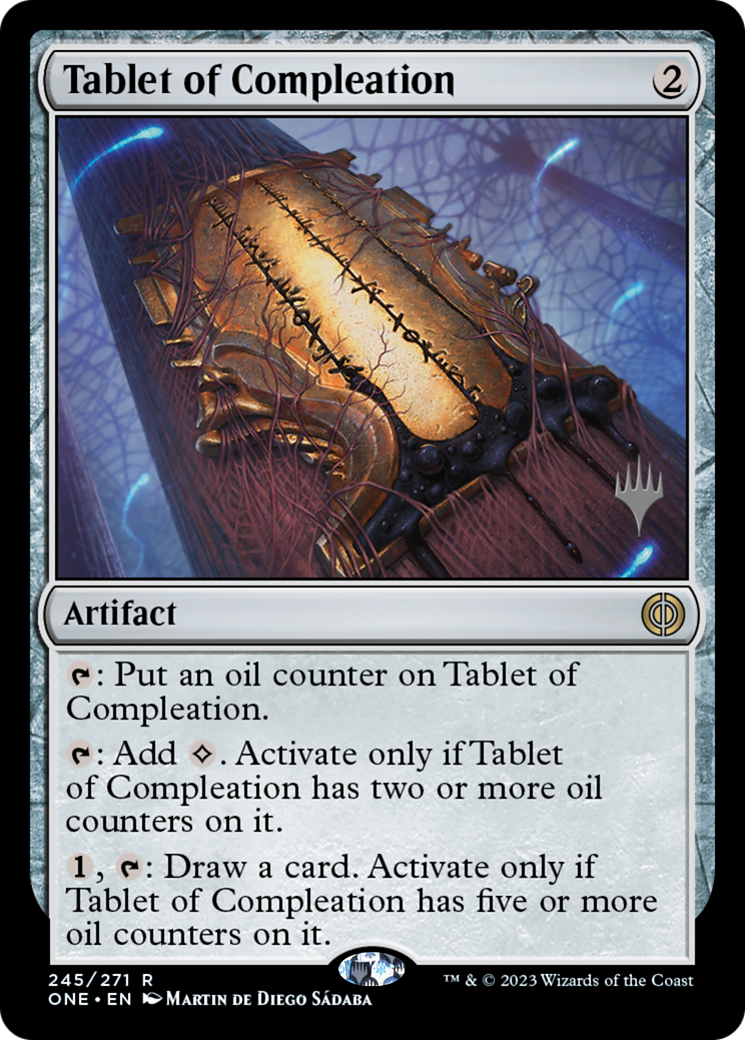 Tablet of Compleation (Promo Pack) [Phyrexia: All Will Be One Promos] | Red Riot Games CA