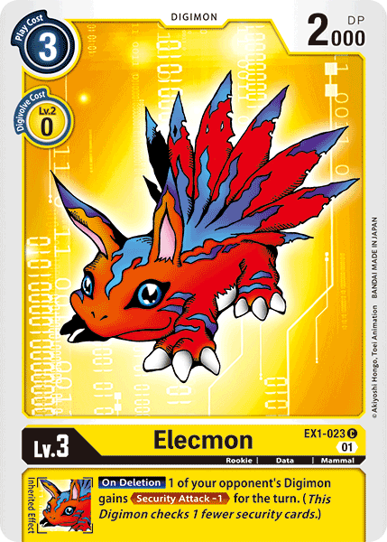 Elecmon [EX1-023] [Classic Collection] | Red Riot Games CA
