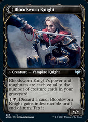 Bloodsworn Squire // Bloodsworn Knight (Showcase Fang Frame) [Innistrad: Crimson Vow] | Red Riot Games CA