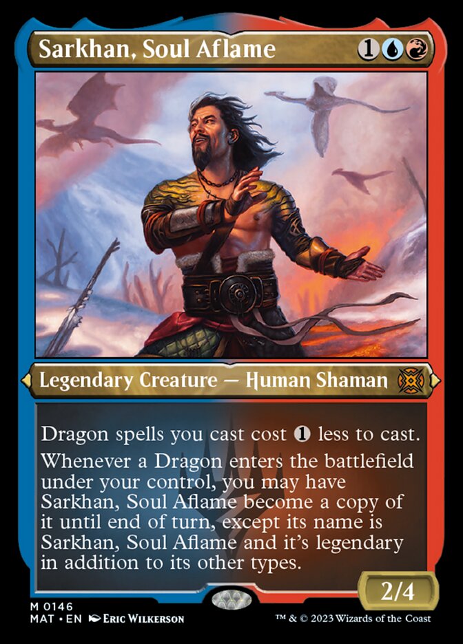 Sarkhan, Soul Aflame (Foil Etched) [March of the Machine: The Aftermath] | Red Riot Games CA