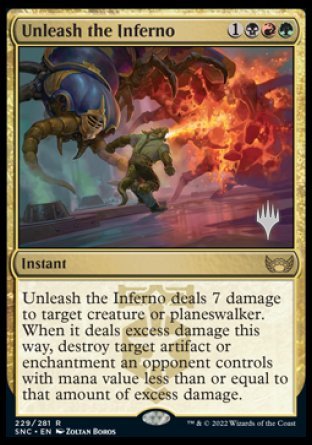 Unleash the Inferno (Promo Pack) [Streets of New Capenna Promos] | Red Riot Games CA