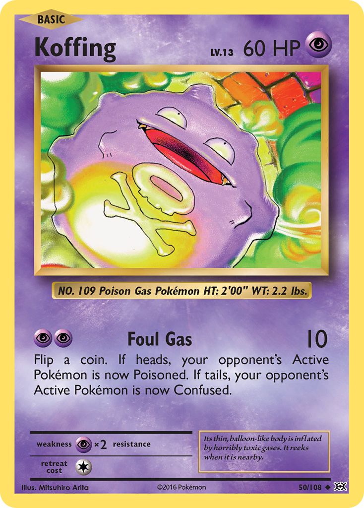 Koffing (50/108) [XY: Evolutions] | Red Riot Games CA