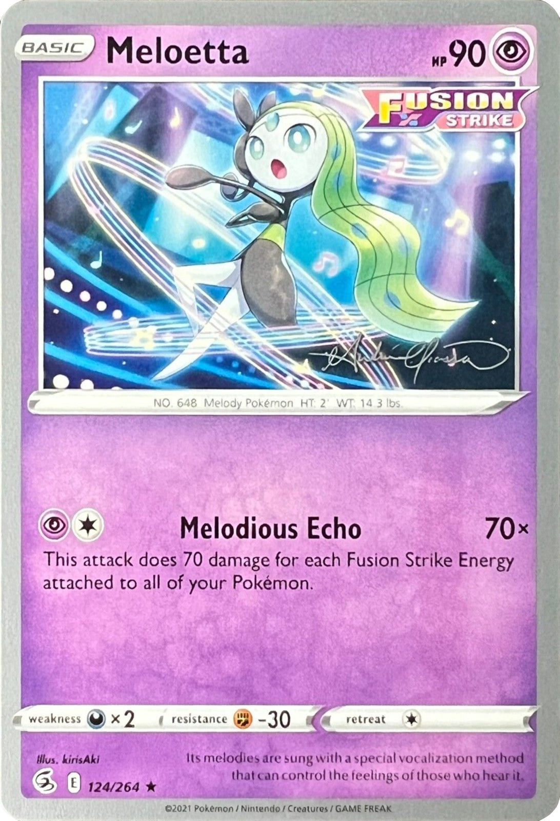 Meloetta (124/264) (The Shape of Mew - Andre Chiasson) [World Championships 2022] | Red Riot Games CA