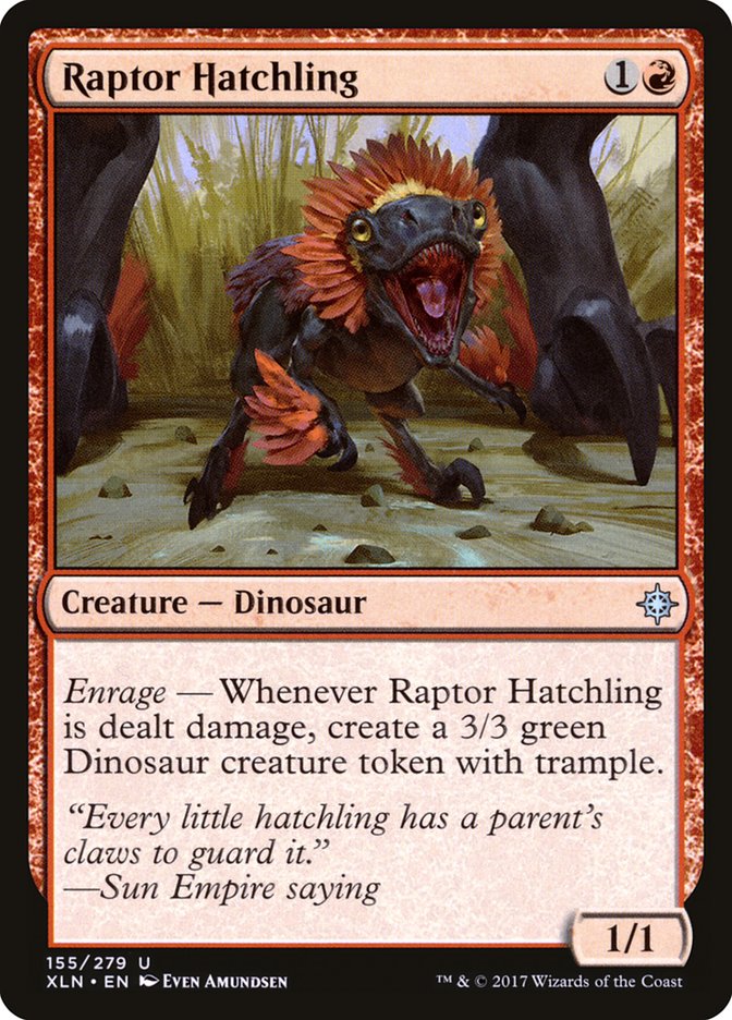 Raptor Hatchling [Ixalan] | Red Riot Games CA