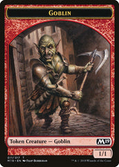 Knight // Goblin Double-Sided Token (Game Night) [Core Set 2019 Tokens] | Red Riot Games CA