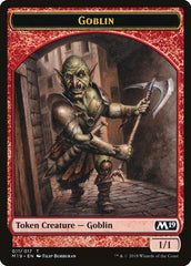 Zombie // Goblin Double-Sided Token (Game Night) [Core Set 2019 Tokens] | Red Riot Games CA