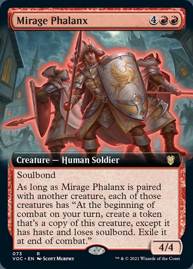 Mirage Phalanx (Extended Art) [Innistrad: Crimson Vow Commander] | Red Riot Games CA