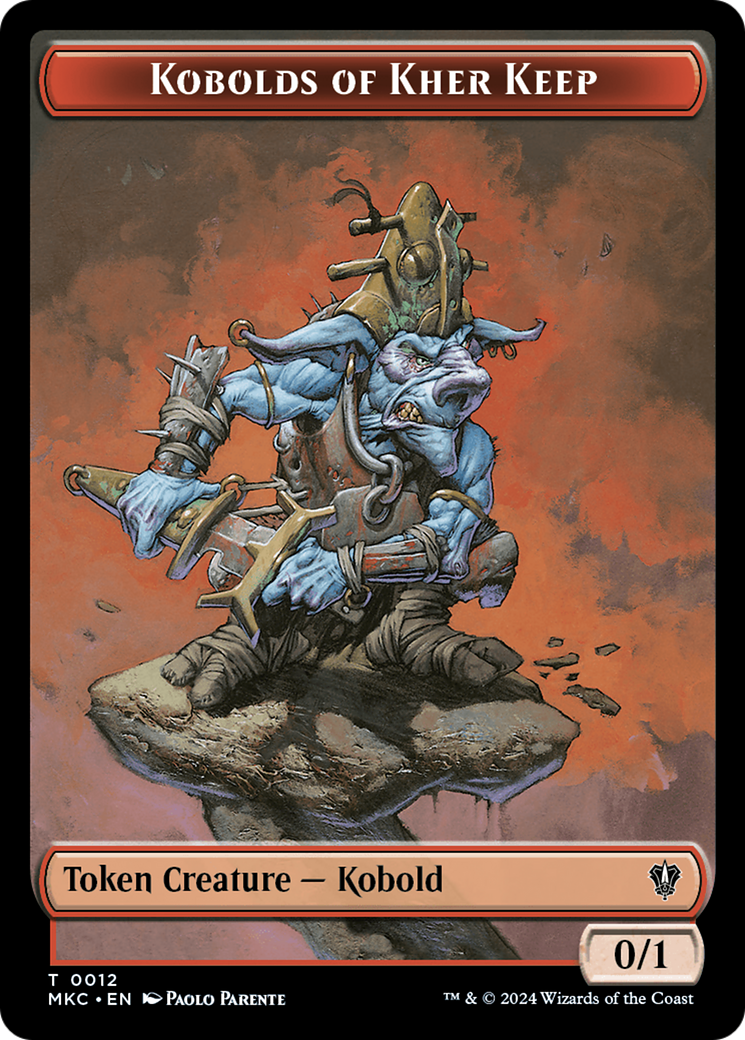 Gold // Kobolds of Kher Keep Double-Sided Token [Murders at Karlov Manor Commander Tokens] | Red Riot Games CA