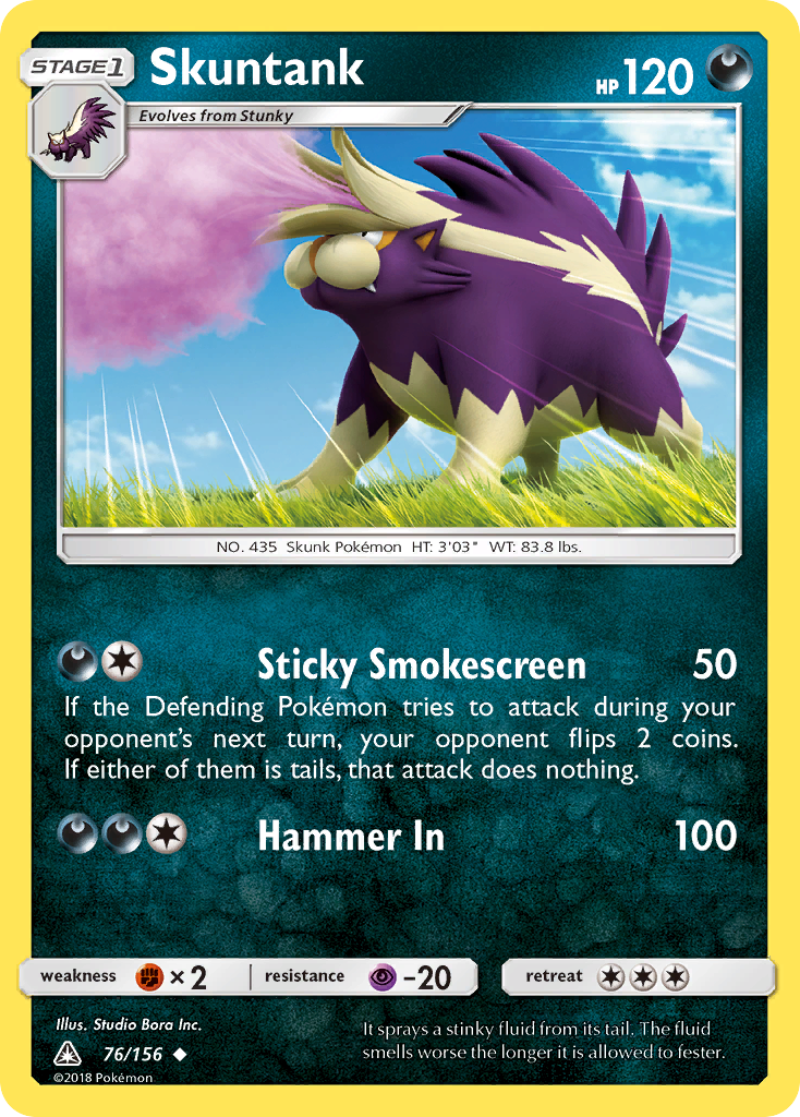 Skuntank (76/156) [Sun & Moon: Ultra Prism] | Red Riot Games CA