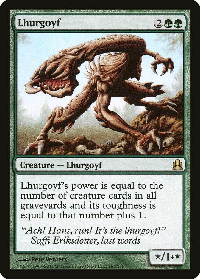 Lhurgoyf [Commander 2011] | Red Riot Games CA