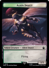Alien Angel // Alien Insect Double-Sided Token [Doctor Who Tokens] | Red Riot Games CA