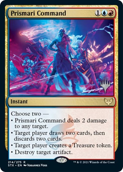 Prismari Command (Promo Pack) [Strixhaven: School of Mages Promos] | Red Riot Games CA