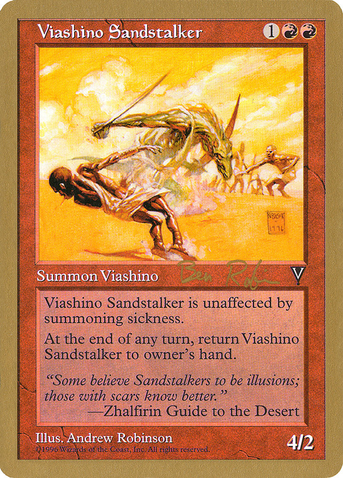 Viashino Sandstalker (Ben Rubin) [World Championship Decks 1998] | Red Riot Games CA