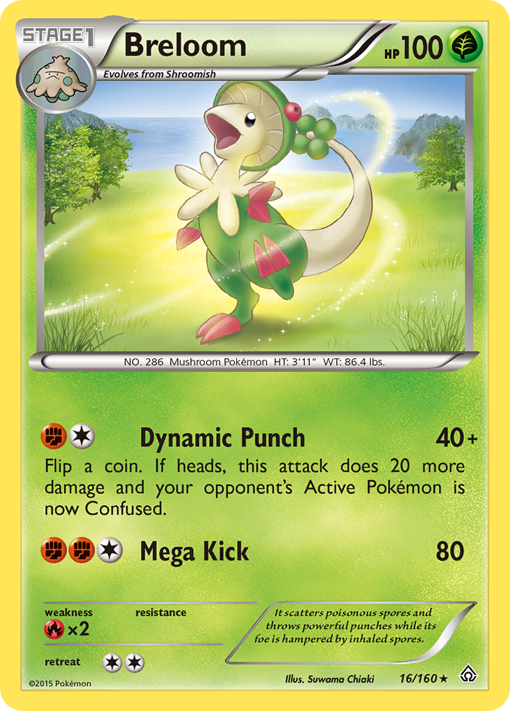 Breloom (16/160) [XY: Primal Clash] | Red Riot Games CA