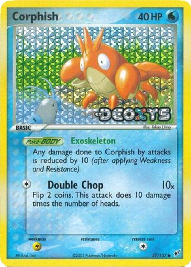 Corphish (57/107) (Stamped) [EX: Deoxys] | Red Riot Games CA