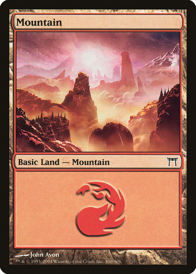 Mountain (300) [Champions of Kamigawa] | Red Riot Games CA