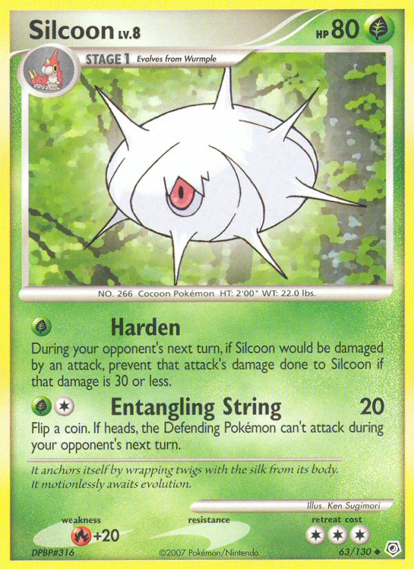 Silcoon (63/130) [Diamond & Pearl: Base Set] | Red Riot Games CA