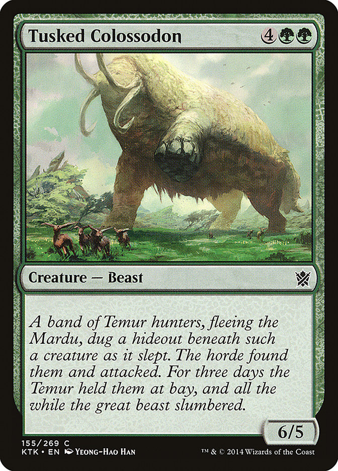 Tusked Colossodon [Khans of Tarkir] | Red Riot Games CA