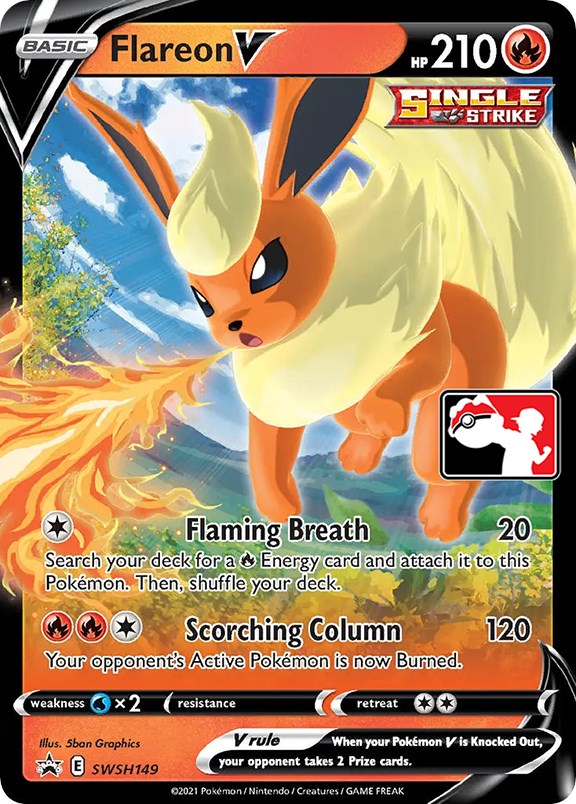 Flareon V (SWSH149) [Prize Pack Series One] | Red Riot Games CA