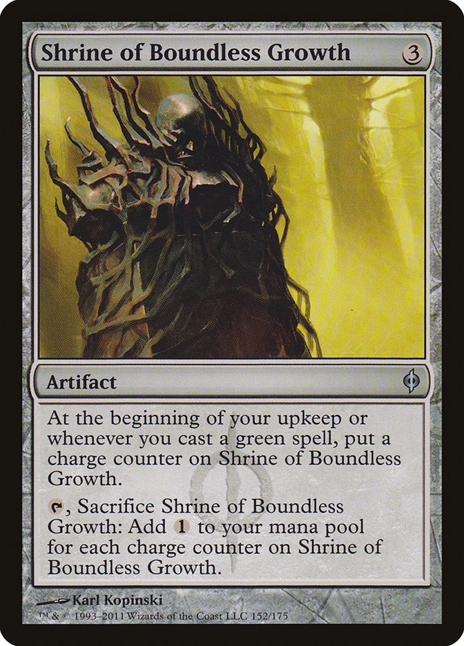 Shrine of Boundless Growth [New Phyrexia] | Red Riot Games CA